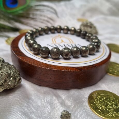 Raw pyrite Bracelet (Premium Quality – Peru)