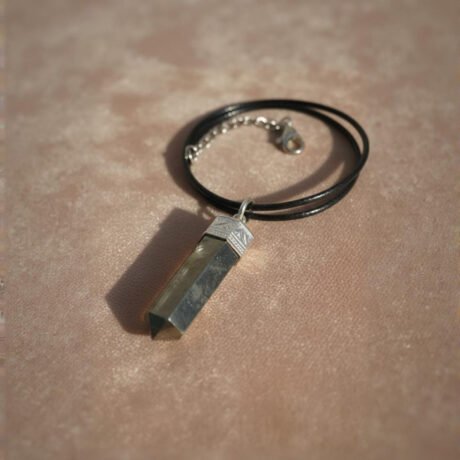 Raw Pyrite Pendant